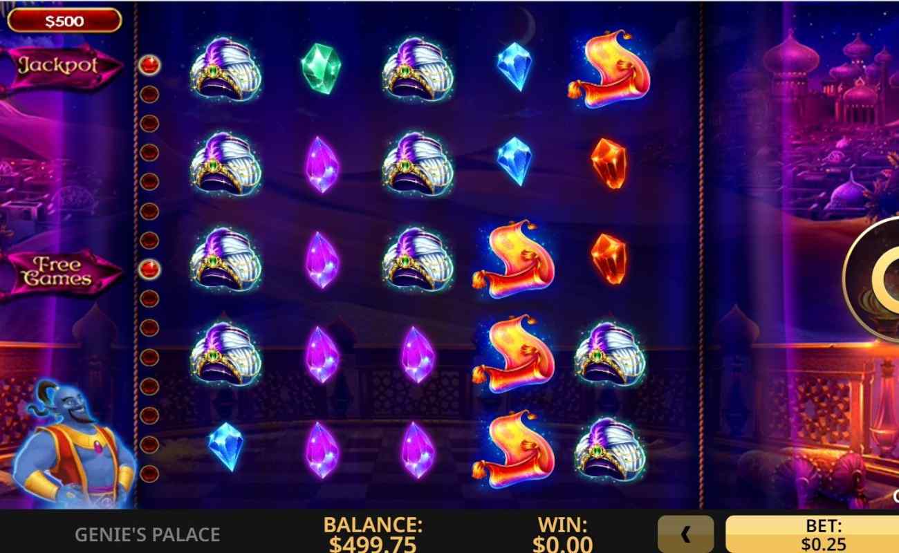 Genie’s Palace online slot game by High 5 Games