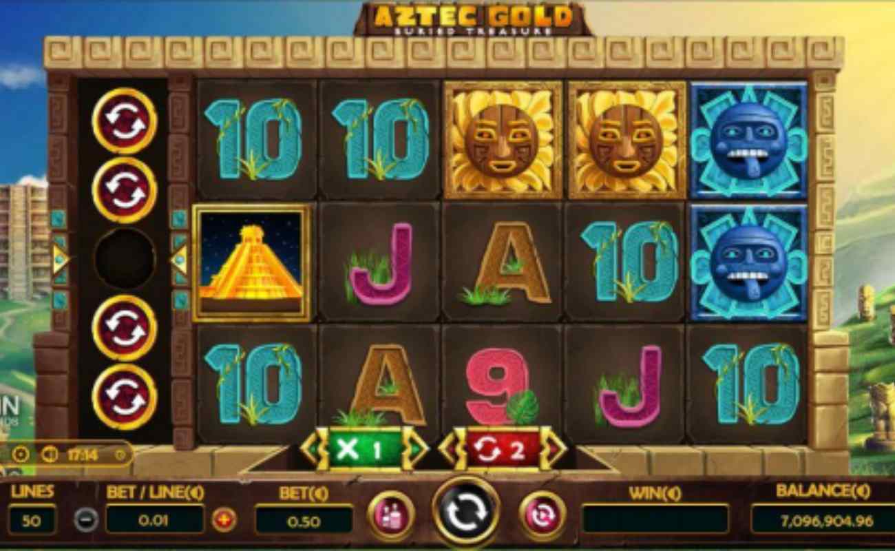 Aztec Gold Buried Treasure online slot by Entain