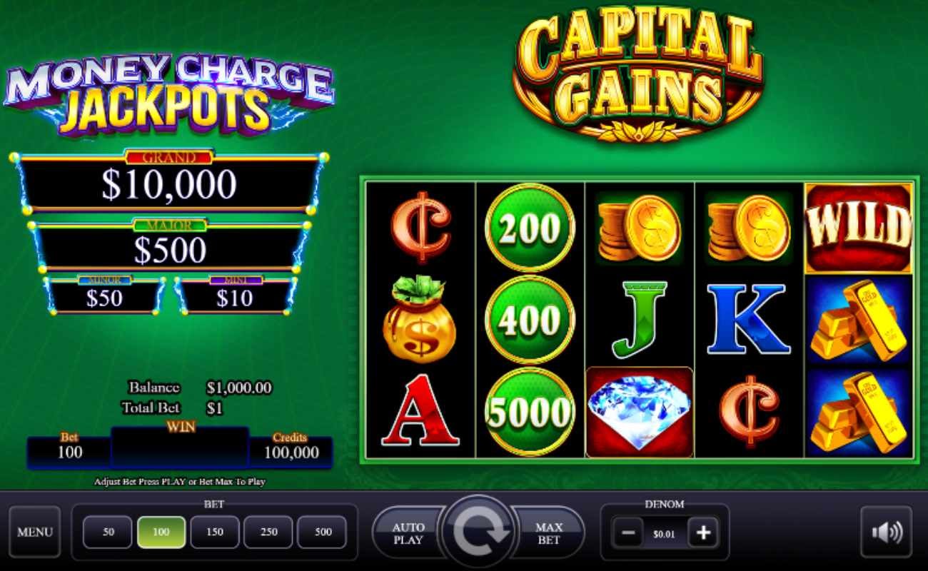 Capital Gains online slot game by AGS.