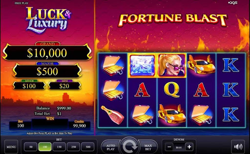 Luck & Luxury online slot by AGS.