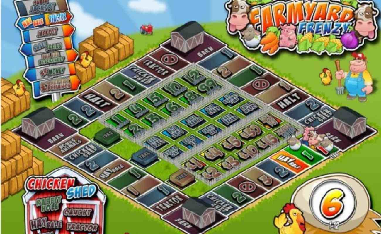 Farmyard Frenzy online slot by GVC.