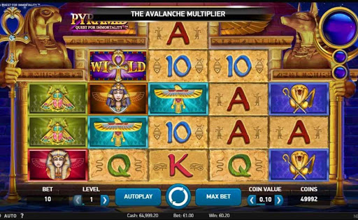 Pyramid: Quest for Immortality online slot by NetEnt.