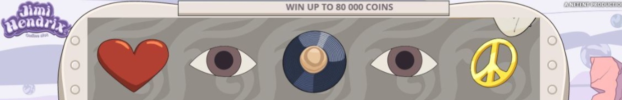 Header image of the Jimi Hendrix online slot by NetEnt.