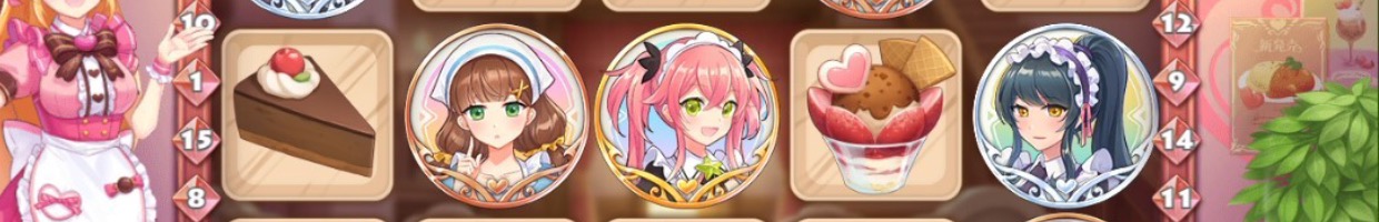 Magic Maid Cafe online slot game by NetEnt.