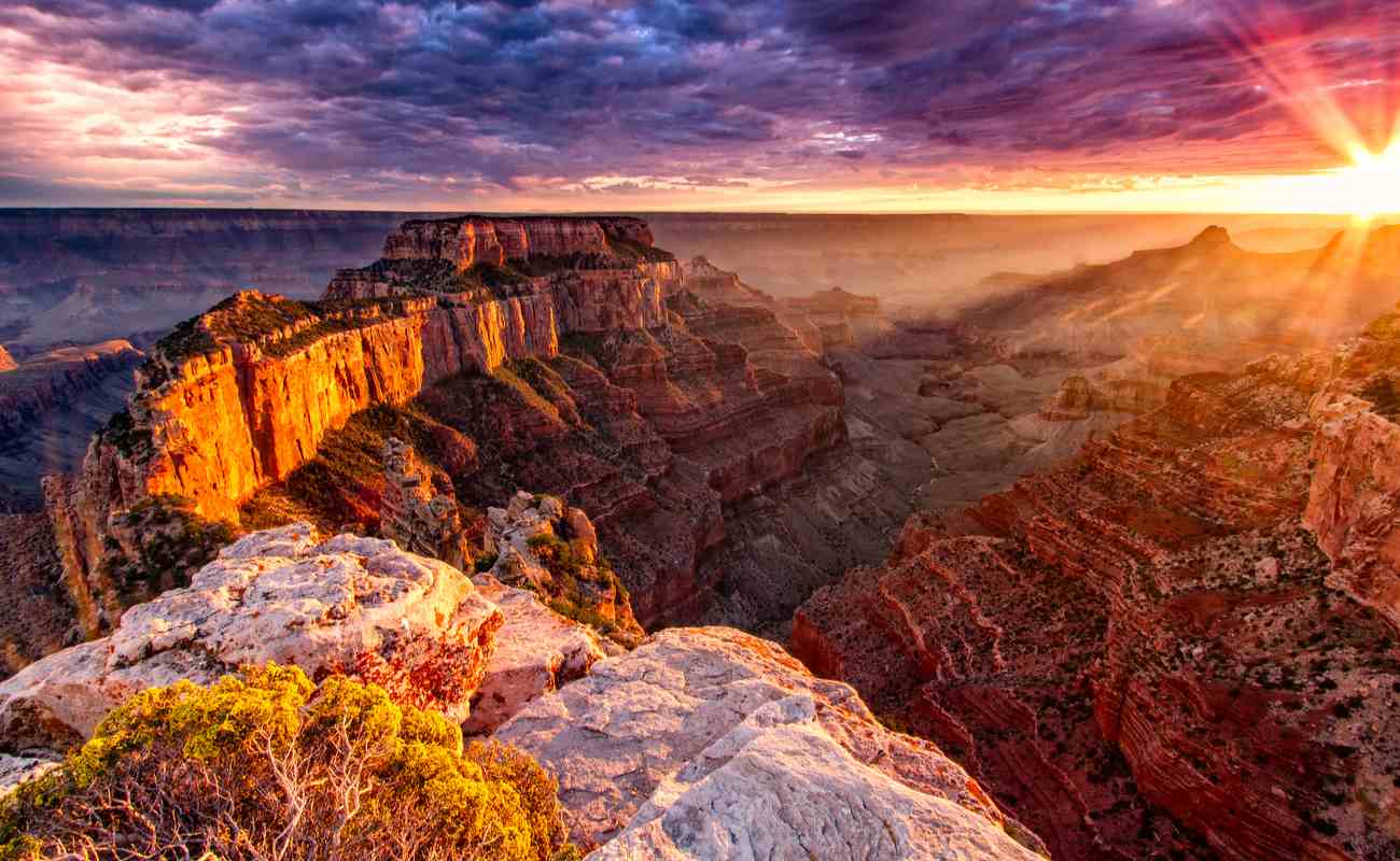 The North Rim of the Grand Canyon.