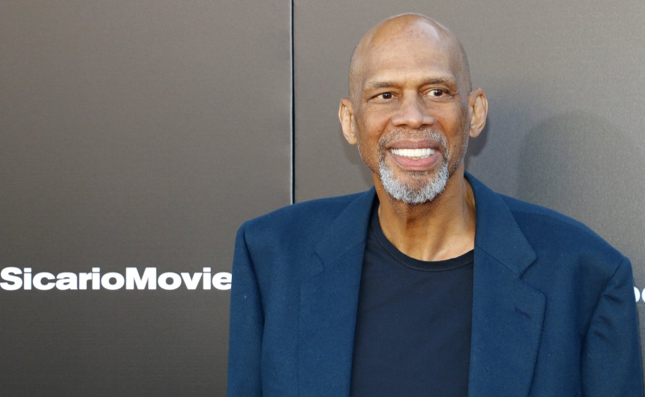 Kareem Abdul-Jabbar at Los Angeles movie premiere