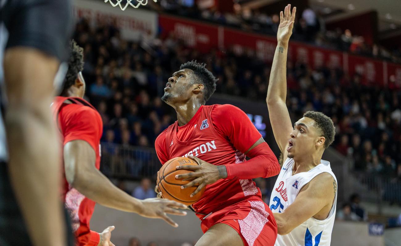Center Chris Harris Jr. during game between UH and SMU