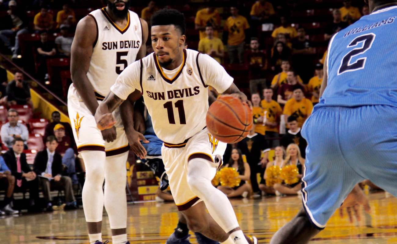 Shannon Evans guard for Arizona State University