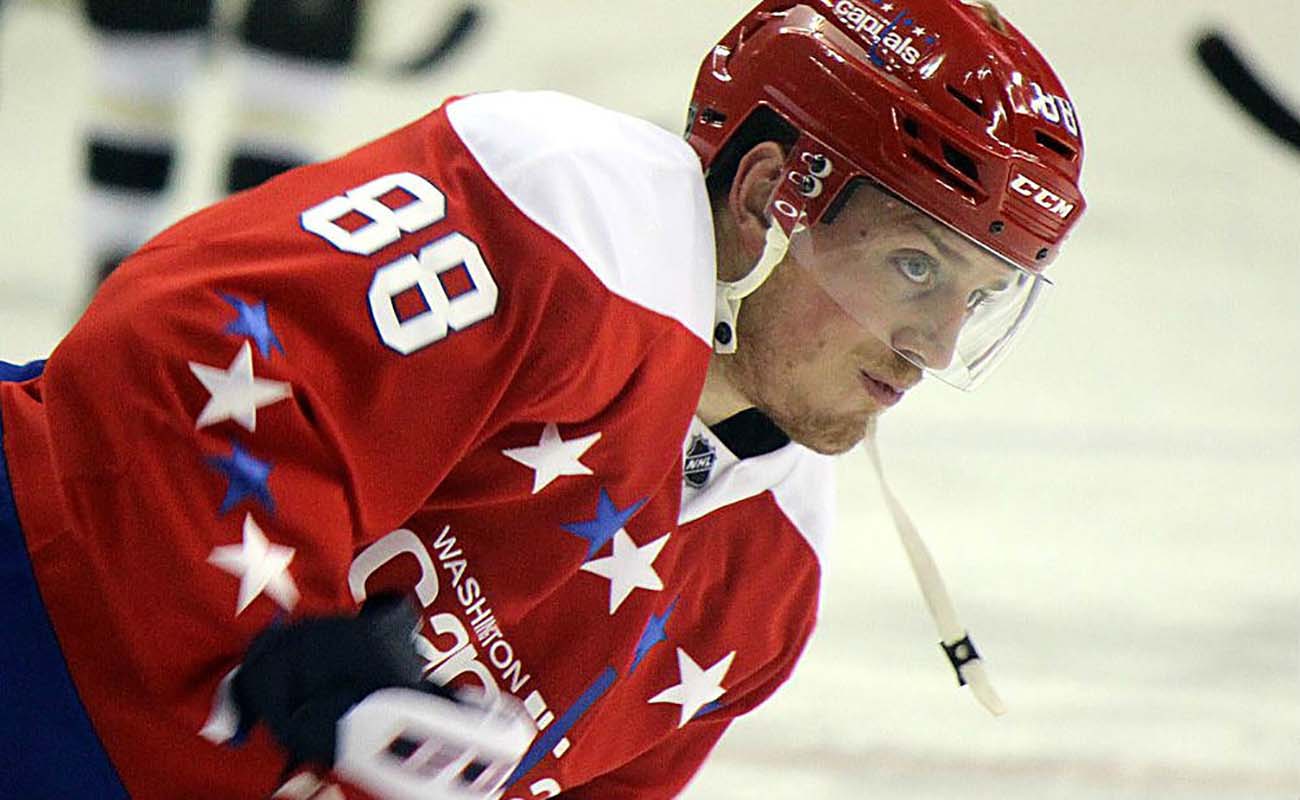 Washington Capitals defenseman Nate Schmidt during a game