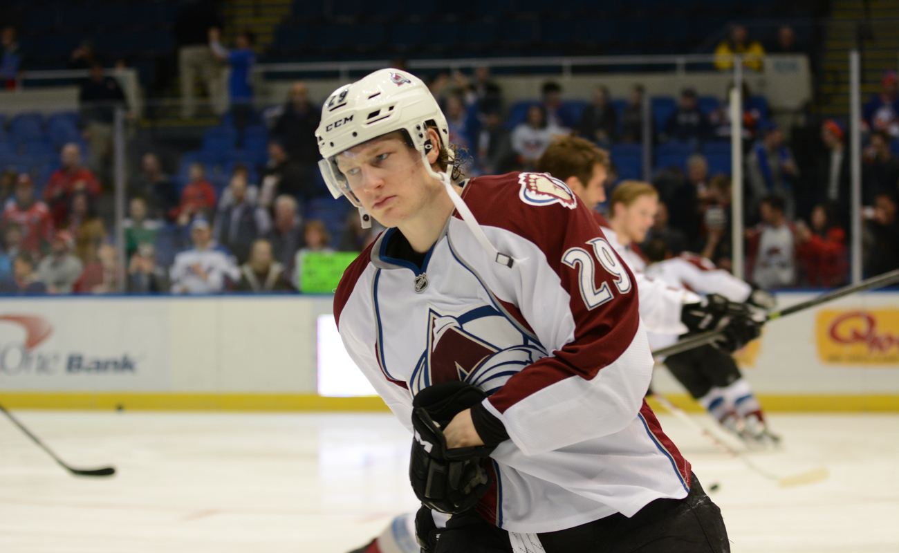 NHL Hockey: Nathan MacKinnon of the Colorado Avalanche