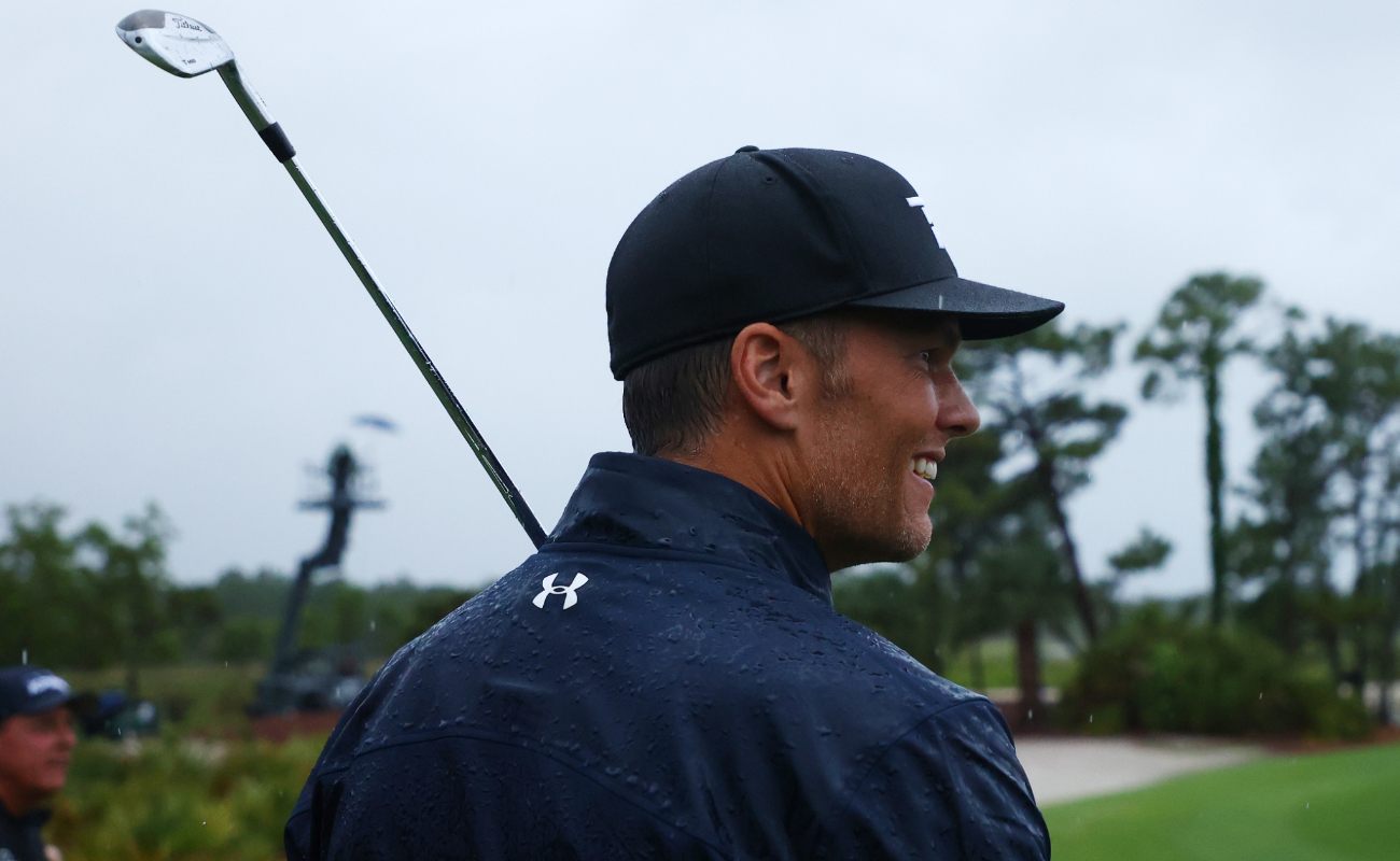 Tom Brady during The Match: Champions For Charity at Medalist Golf Club 2020