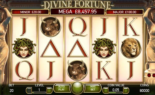 Divine Fortune online slot game.