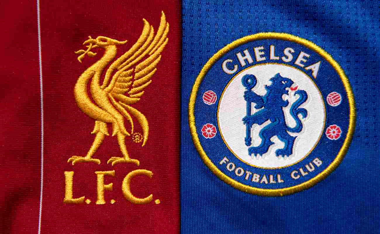 Liverpool and Chelsea badges
