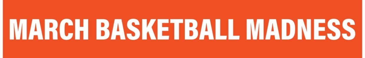 March madness basketball logo