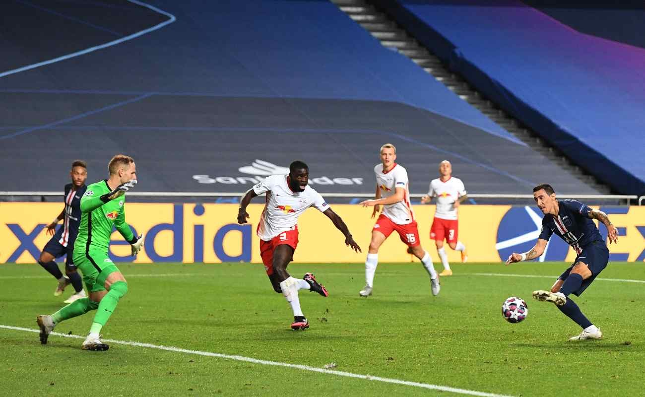 Angel Di Maria Shoots and Scores for PSG in the Semi-Final Against RB Leipzig