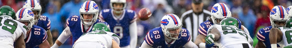 Buffalo Bills block on a punt during game against New York Jets at New Era Field