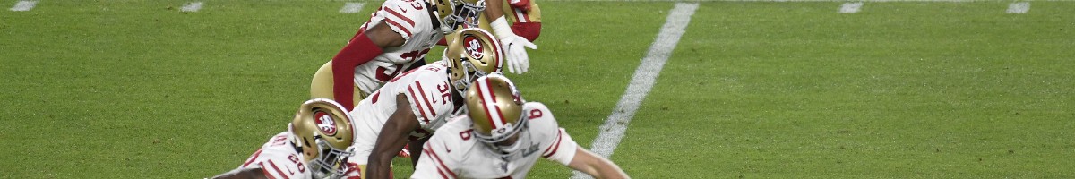 Mitch Wishnowsky of San Francisco 49ers kicks off against Kansas City Chiefs in Super Bowl LIV February 02, 2020