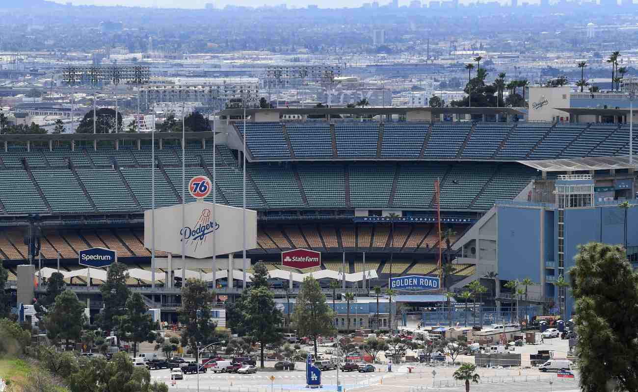 Exterior of Dodger Stadium. Photo by Harry How/Getty Images