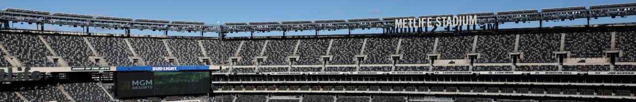 EAST RUTHERFORD, NEW JERSEY - DECEMBER 06: A general view of MetLife Stadium during the first half between the Las Vegas Raiders and the New York Jets on December 06, 2020 in East Rutherford, New Jersey. (Photo by Al Bello/Getty Images)