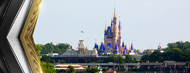 Landscape picture of the Walt Disney World in Bay Lake, Florida