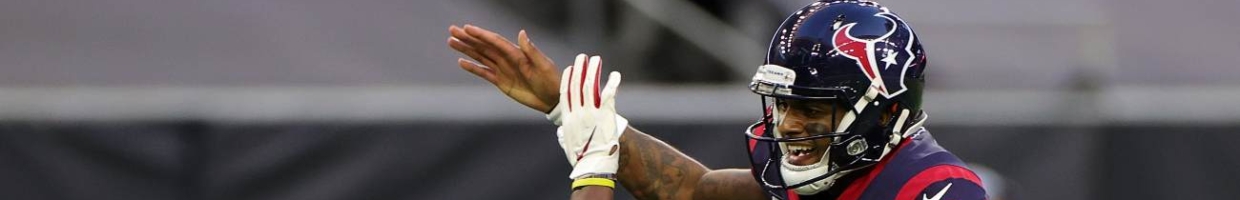 HOUSTON, TEXAS - JANUARY 03: Deshaun Watson #4 of the Houston Texans celebrates a touchdown during the second half of a game against the Tennessee Titans at NRG Stadium on January 03, 2021 in Houston, Texas. (Photo by Carmen Mandato/Getty Images)