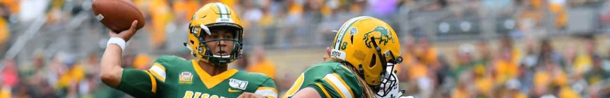 Quarterback Trey Lance #5 of the North Dakota State Bison passes against the Butler Bulldogs during their game at Target Field on August 31, 2019, in Minneapolis, Minnesota. (Photo by Sam Wasson/Getty Images)