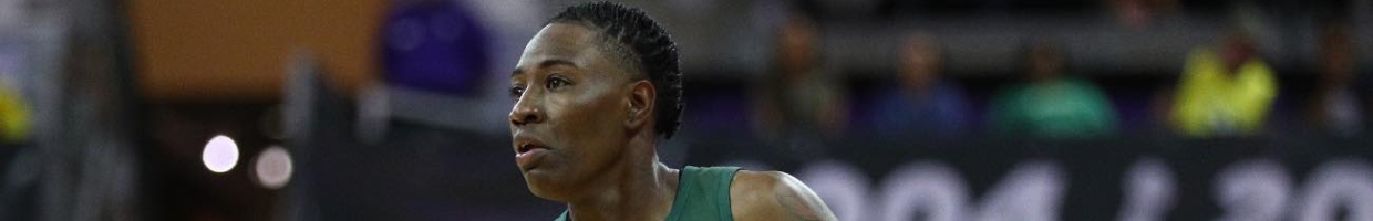 SEATTLE, WASHINGTON - AUGUST 27: Natasha Howard #6 of the Seattle Storm looks down the court against the Connecticut Sun in the second half during their game at Alaska Airlines Arena on August 27, 2019 in Seattle, Washington. (Photo by Abbie Parr/Getty Images)