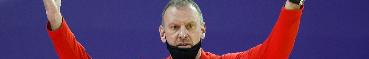 Head coach Larry Krystkowiak of the Utah Utes reacts during the second half against the Washington Huskies at Alaska Airlines Arena on January 24, 2021 in Seattle, Washington. (Photo by Steph Chambers/Getty Images)