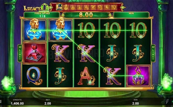 Legacy of Oz online slot by DGC.