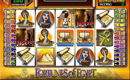 Fortunes of Egypt online slot by IGT.