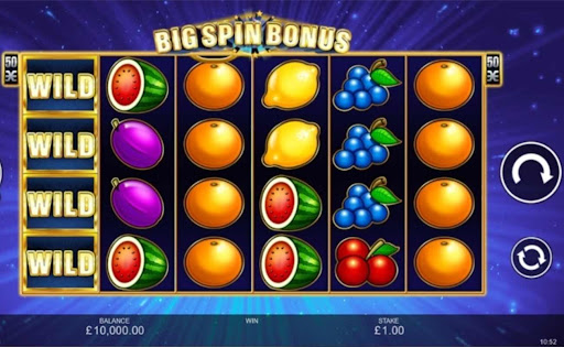 Big Spin Bonus online slot by Inspired Gaming.