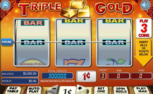 Triple Gold online slot by IGT.