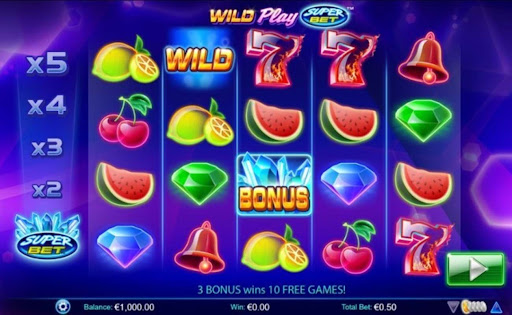 Wild Play Super Bets online slot by SG Digital.