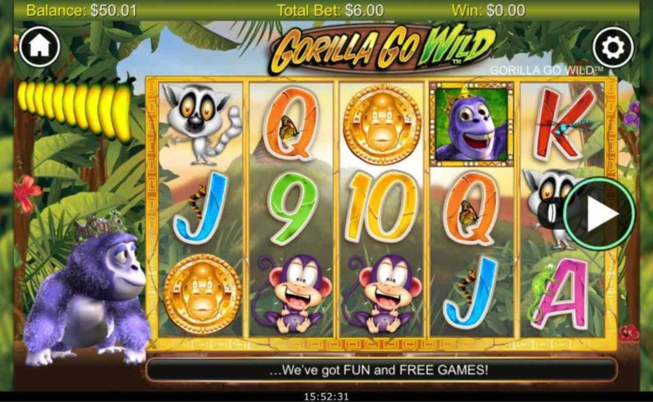 Gorilla Go Wild online slot by NYX.