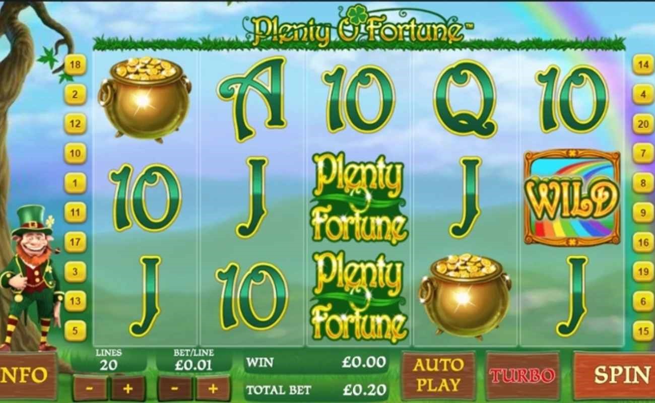 Plenty O’ Fortune online slot by Playtech.