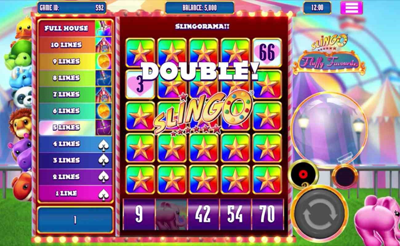 Slingo Fluffy Favourites online casino game by Slingo.