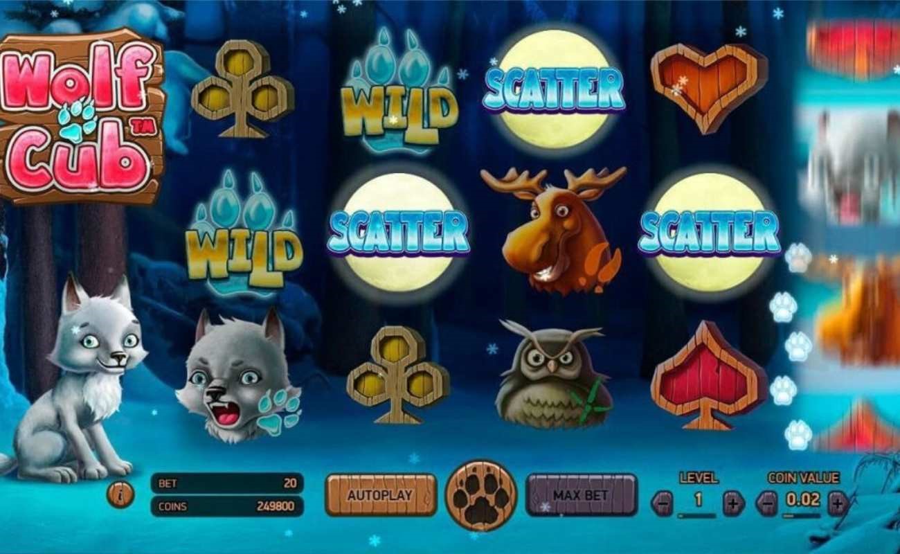 Wolf Cub online slot by NetEnt.