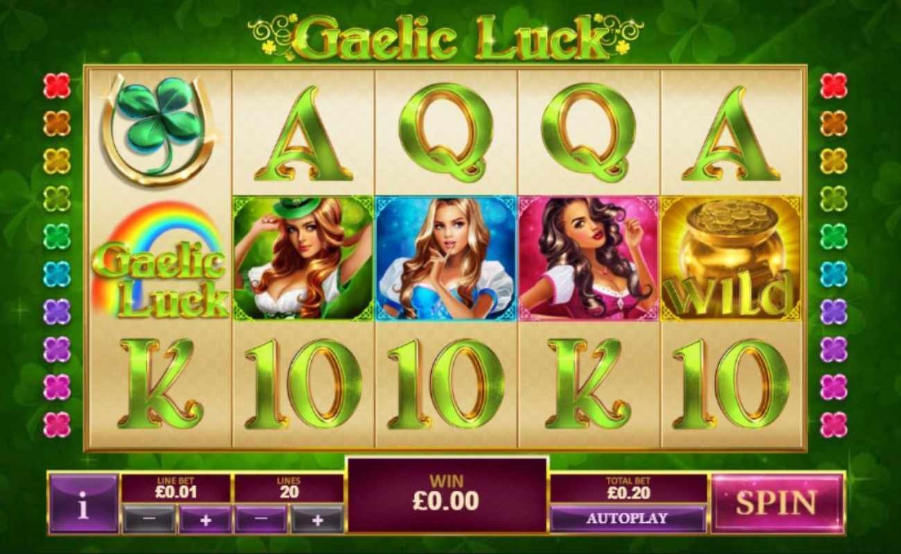 Gaelic Luck online slot by Playtech.