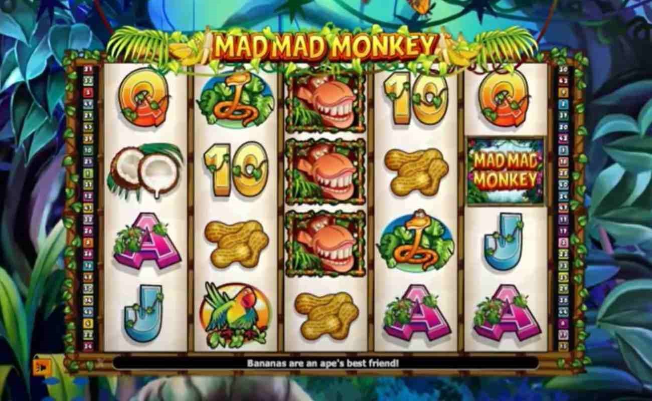 Mad Mad Monkey online slot by NYX.