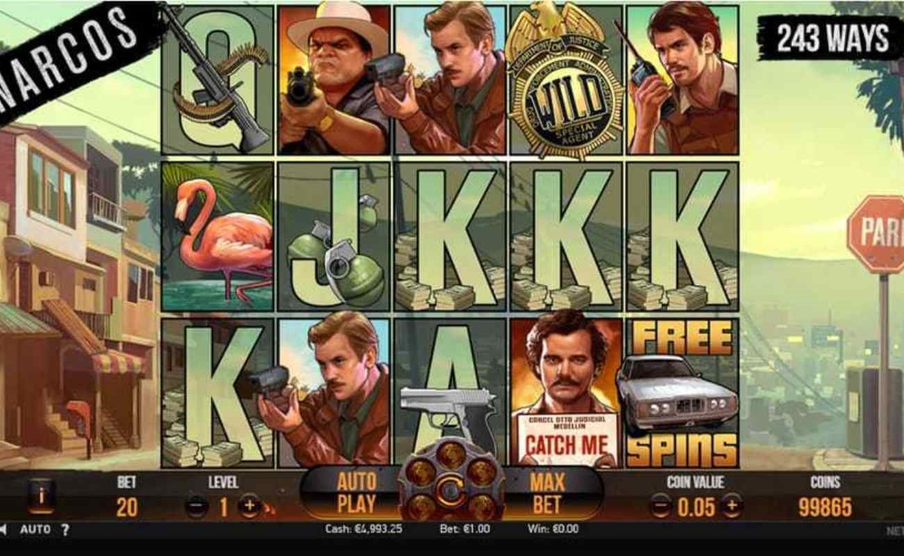 Narcos online slot by NetEnt.