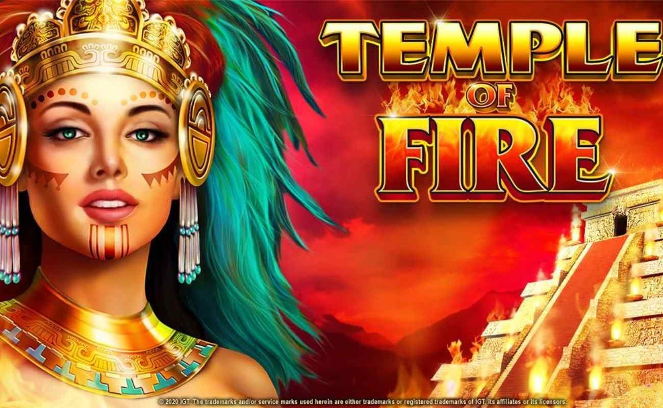 Temple of Fire online slot by IGT.