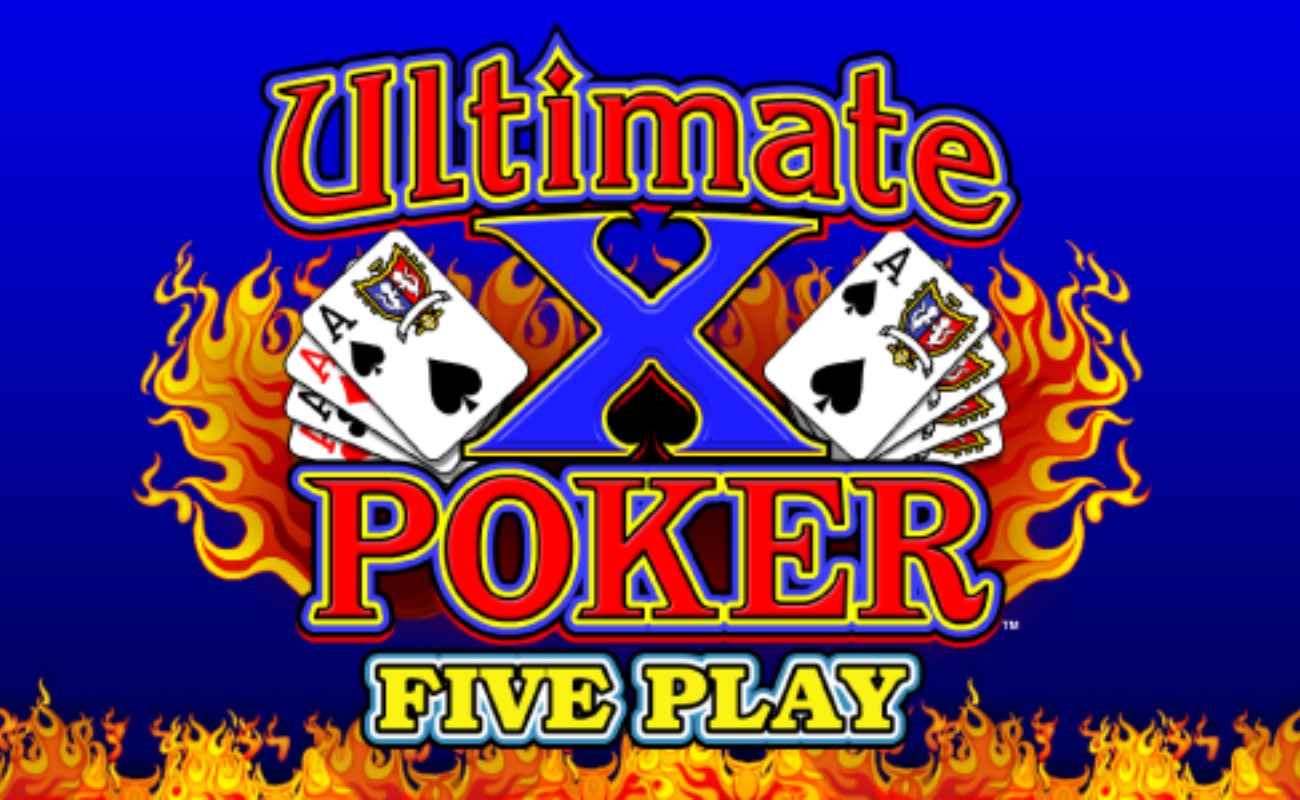 Ultimate X Five Play Video Poker online casino game by IGT.