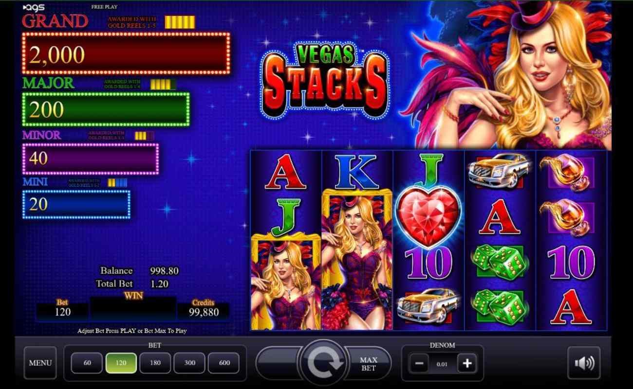 Vegas Stacks online slot by AGS.